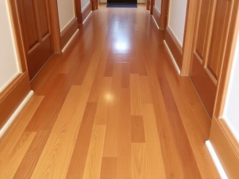 Hallway after sanding