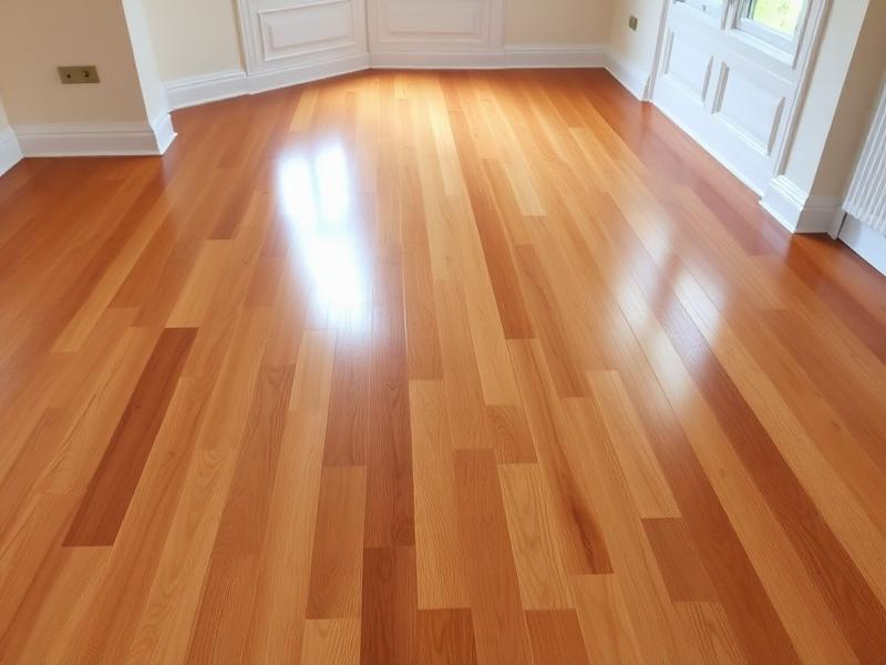 Living room after sanding