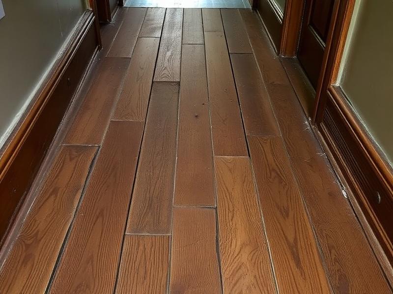 Hallway before sanding